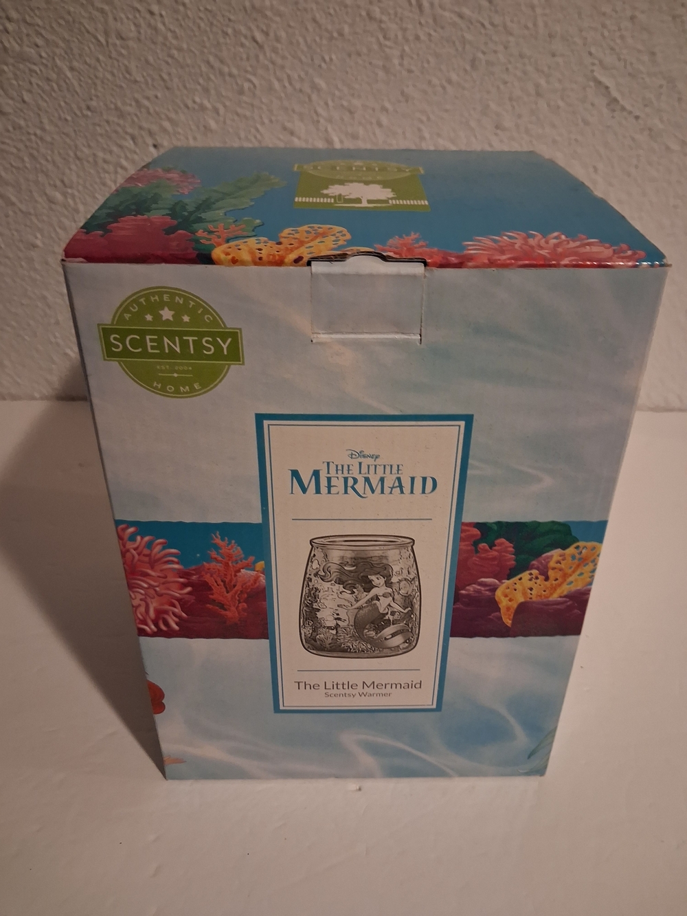 Scentsy Disney The Little Mermaid Ceramic Warmer Like New Ariel Wax Candle Rare